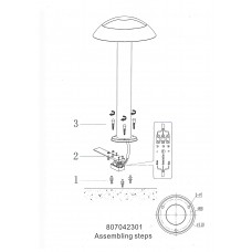 807042301 Уличный светильник De Markt Меркурий 807042301 Уличный светильник De Markt Меркурий