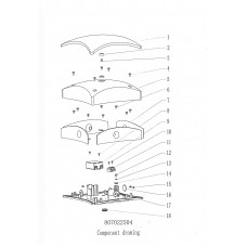807022504 Меркурий 4*2W LED 220V IP44 светильник 807022504 Меркурий 4*2W LED 220V IP44 светильник