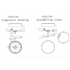 453011401 Дафна 40W LED 220 V люстра 453011401 Дафна 40W LED 220 V люстра