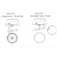 453011501 Дафна 40W LED 220 V люстра 453011501 Дафна 40W LED 220 V люстра