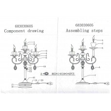 683030605 Свеча 5*60W E14 220 V наст.лампа 683030605 Свеча 5*60W E14 220 V наст.лампа