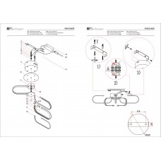 496016608 Аурих 36W LED 220 V люстра