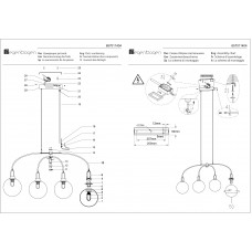 657011404 Крайс 4*5W LED 220 V люстра