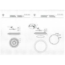 674014201 Ривз 50W LED 220 V люстра (пульт)