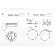 674015301 Ривз 40W LED 220 V люстра