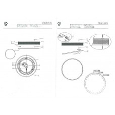 674015901 Ривз 40W LED 220 V люстра