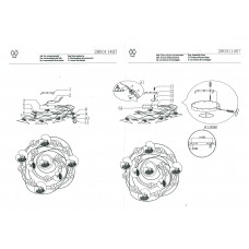 280011407 Адриатика 27W LED 220 V люстра