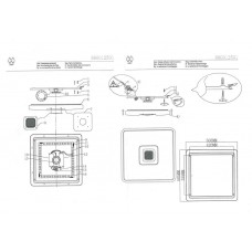 660012501 Норден 48W LED 220 V люстра Bluetooth+Speaker box+Smartphone control