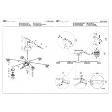 632015306 Гэлэкси 6*5W LED 220 V люстра