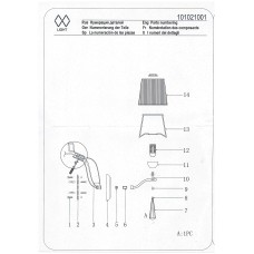 101021001 Прато 1*40W Е14 220 V бра