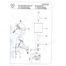 101021401 Прато 1*40W Е14 220 V бра 101021401 Прато 1*40W Е14 220 V бра