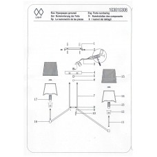 103010308 Лацио 8*40W E14 220 V люстра