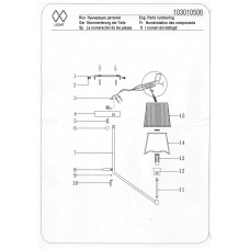 103010506 Люстра MW-Light Лацио