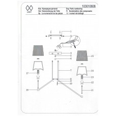 103010608 Лацио 8*40W E14 220 V люстра
