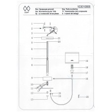 103010806 Лацио 6*40W E14 220 V люстра