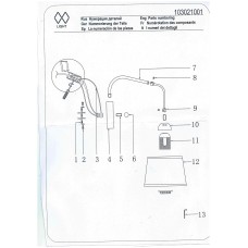103021001 Лацио 1*40W E27 220 V бра 103021001 Лацио 1*40W E27 220 V бра