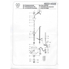 482014508 Селена 8*40W E14 220 V люстра