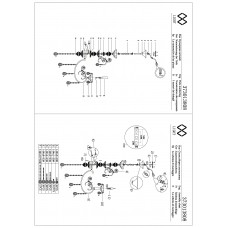 373013808 Адель 8*40W E14 220 V люстра