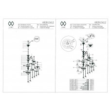 482015412 Селена 12*40W E14 220 V люстра