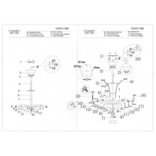 345011408 Лаура 8*40W Е14 220 V люстра