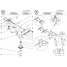541020401 Арно 1*50W GU10 220 V спот 541020401 Арно 1*50W GU10 220 V спот
