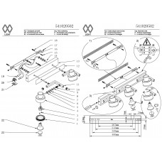 541020502 Арно 2*50W GU10 220 V спот 541020502 Арно 2*50W GU10 220 V спот