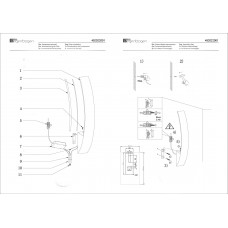452022001 Галатея 9W LED 220  V люстра