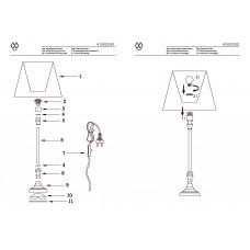 415032501 Настольная лампа MW-Light Салон 415032501 Настольная лампа MW-Light Салон
