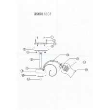 356014303 Нежность 3*60W E27 220 V люстра