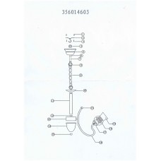 356014603 Нежность 3*60W E27 220V люстра