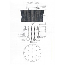 465011205 Светильник MW-Light Жаклин 465011205 Светильник MW-Light Жаклин
