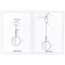 392013301 Фьюжн 1*40W G9 220 V люстра 392013301 Фьюжн 1*40W G9 220 V люстра