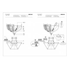 389021402 Бра CHIARO Магдалина 389021402 Бра CHIARO Магдалина