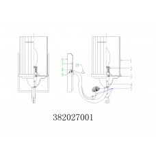 382027001 Бра CHIARO Айвенго