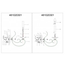 481020301 Бра MW-Light Аманда 481020301 Бра MW-Light Аманда