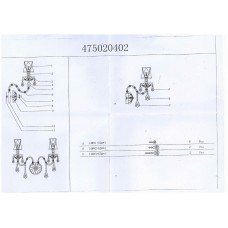 475020402 Бра CHIARO Ивелина 475020402 Бра CHIARO Ивелина
