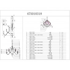 475010318 Люстра CHIARO Ивелина