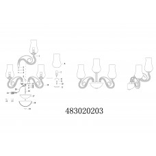 483020203 Бра MW-Light Элла 483020203 Бра MW-Light Элла