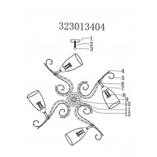 323013404 Аида 4*40W E14 220 V люстра