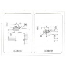 312011615 Толедо 15*20W G4 220 V люстра (пульт)