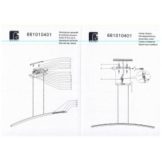 661010401 Платлинг 1*18 W  LED 220 V люстра