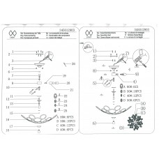 345012903 Лаура 3*40W E14 220 V люстра