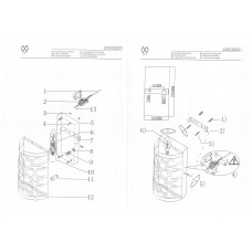 249028201 Замок 1*60W E14 220 V бра 249028201 Замок 1*60W E14 220 V бра
