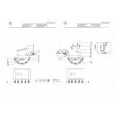465025801 Жаклин 1*40W E14 220 V бра 465025801 Жаклин 1*40W E14 220 V бра