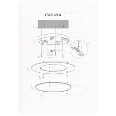 374014804 Премьера 4*60 E27 220 V люстра