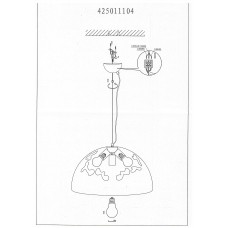 452011004 Галатея 4*60W E27 220 V люстра 452011004 Галатея 4*60W E27 220 V люстра