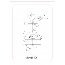 461010806 Фортер 6*5W LED 220 V люстра