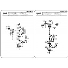 254019312 Версаче 12*60W E27 220 V люстра