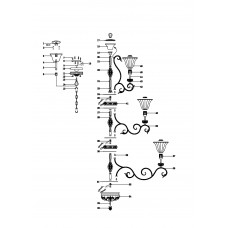 254019421 Люстра CHIARO Версаче