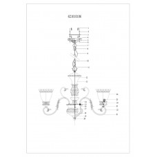 621010106 Люстра CHIARO Лоренцо